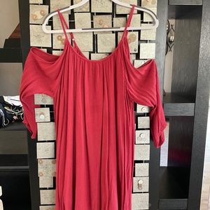 COld shoulder dress